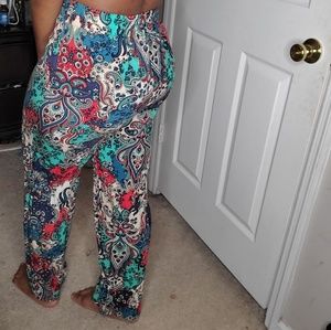 Tribal print,wide leg pant 🧨 Sale